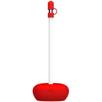 Baseus Pencil Silicon Holder - Red ACBZ-AP09