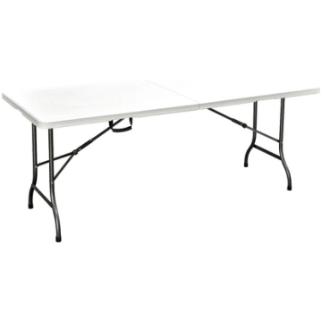 Salokāms galds 180x75x72cm balts