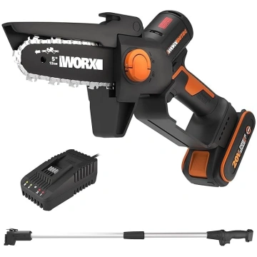 WORX Nitro WG325E.1 Mini ķēdes zāģis 20 V, vienrok