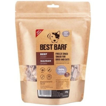Best Barf ar liofilizēti liellopa sirdi, 100 g