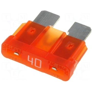 Fuse: fuse | 40A | 32V | automotive | 19mm | ATO L