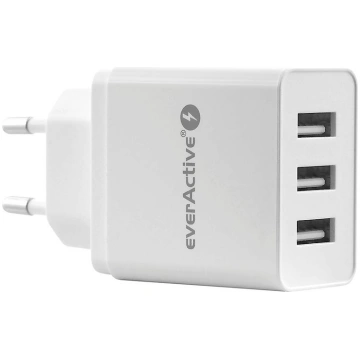 Rozetes lādētājs - barošans bloks USB 5V everActiv
