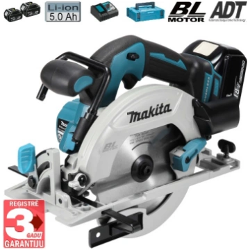 Akumulatora ripzāģis 18V Makita DHS680RTJ (2x5.0 A