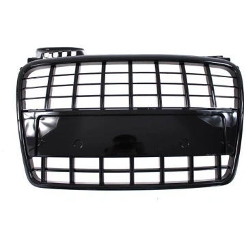 Bright Black Grill for Audi A4 B7 S8 Style (2005-2