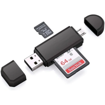 Biroja preces, USB SD karšu lasītājs SD/Micro SD a
