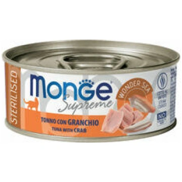 Kaķu barība Monge Cat Supreme Sterilised Tuna Flak