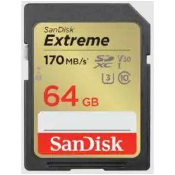 SANDISK Extreme 64GB microSDXC + 1 year RescuePRO 