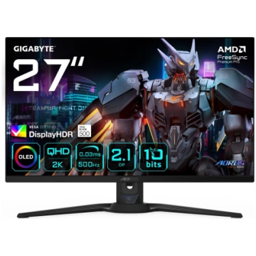 MONITOR GIGABYTE OLED 27" AORUS FO27Q5P 500Hz FO27