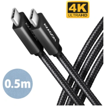 CABLE USB-C TO USB-C 0.5M 100W/BLACK BUCM32-CM05AB