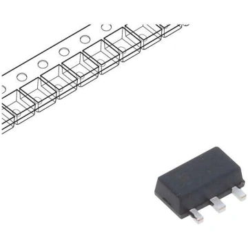 IC: voltage regulator; linear,fixed; 9V; 0.1A; SOT