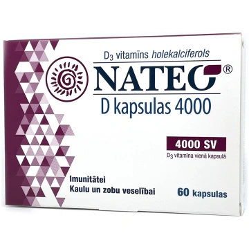 NATEO® D kapsulas 4000 N60