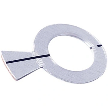 Pointer; aluminium; self-adhesive; 16mm; on panel 