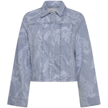 Gina Tricot - Embroidery Denim Shirt - izmērs XS