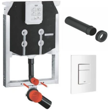 Cassetta da incasso grohe uniset 8 cm con placca b