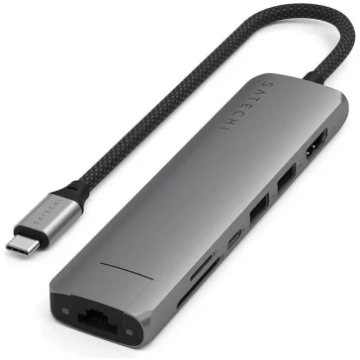Satechi 7-in-1 USB-C Slim Multiport Ethernet adapt