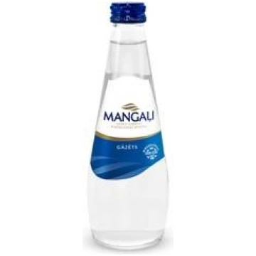 Minerālūdens Mangaļi, gāzēts, stikla pudelē, 330ml