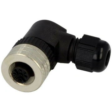 Connector: M12; plug; PIN: 4; female; Micro-Change