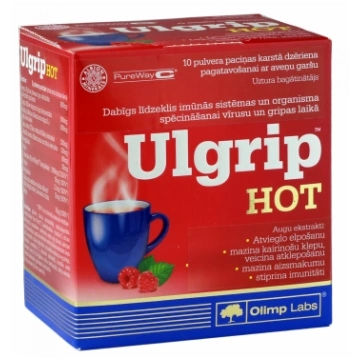 OLIMP LABS Ulgrip Hot pulveris, 10 gab