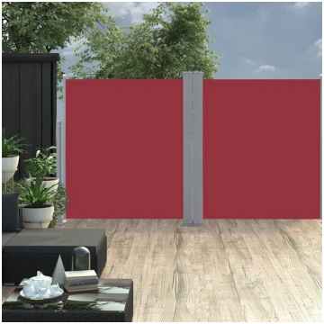 vidaXL izvelkams sānu aizslietnis, sarkans, 160x60