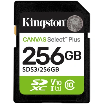 Kingston Canvas Select Plus 256 GB SDXC memory car