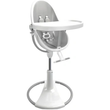 Bērnu barošanas krēsls Bloom Fresco White/Silver