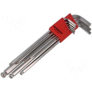 Wrench: hex key-set | spherical | ProTanium®,steel