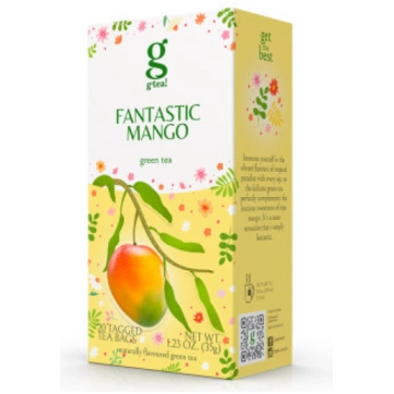 Zaļā tēja g"tea! Fantastic Mango, 20 gab. g’tea! g