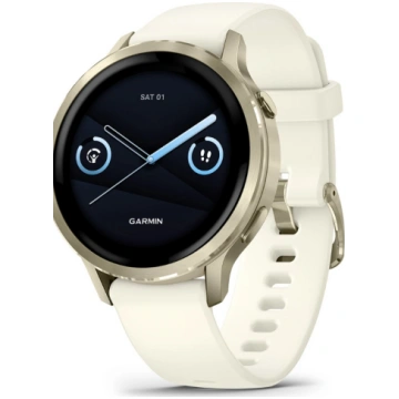 Viedais pulkstenis Garmin Venu 4 41mm, zelta krās