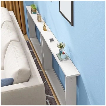 PEYNIR Narrow Console Table Narrow Side Table Behi