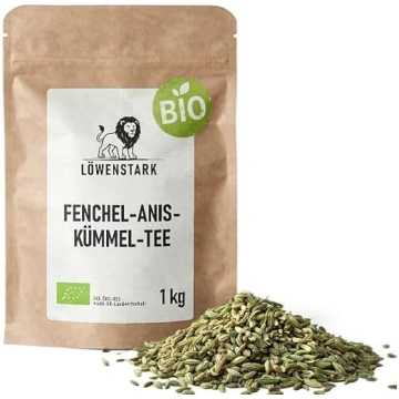 Löwenstark Fenheļa anīsa kumīna tēja, bioloģiska,