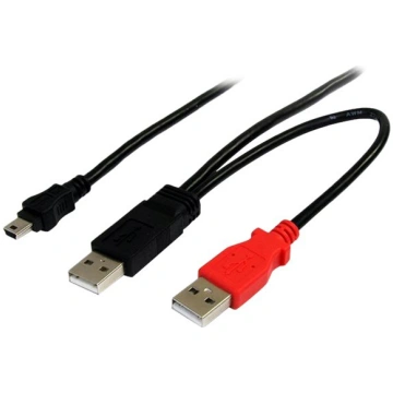 StarTech 6 ft USB Y Cable for External Hard Drive 