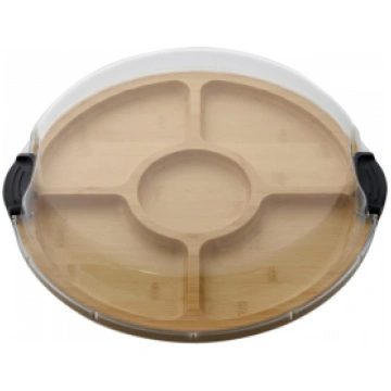 FARBERWARE UZKODU SERVĒŠANAS PLATE 35.5CM AR IEDAĻ