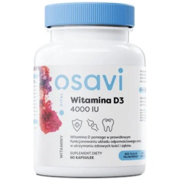 Osavi OSAVI Vitamīns D3 4000 SV – 60 kapsulas