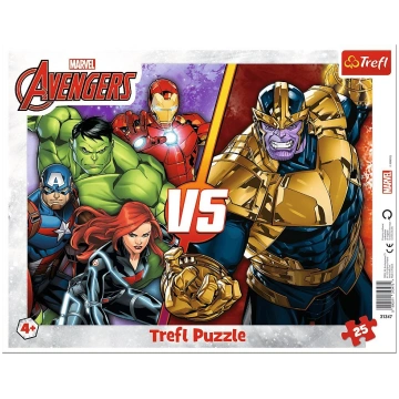 Trefl Puzzle ramkowe Marvel Niezwyciezona Druzyna 