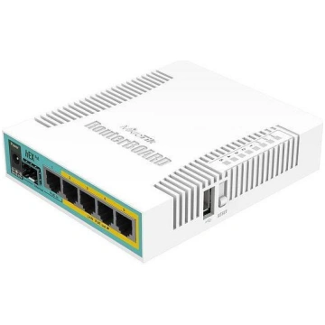 MIKROTIK NET ROUTER 10/100/1000M 5PORT/HEX POE RB9