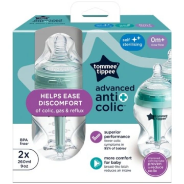 Pudelīšu komplekts Tommee Tippee, 260 ml, no 0 mēn