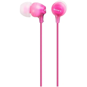 Vadu austiņas Sony MDR-EX15LP, rozā krās