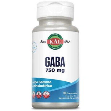 GABA 750 mg 30 Tablets Kal