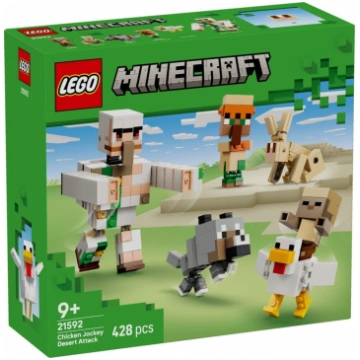 Minecraft ķieģeļi 21592 vistas braucējs uzbrukums 