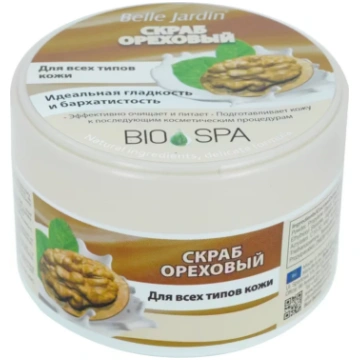 Ķermeņa skrubis Belle Jardin ar valriekstu, 200ml