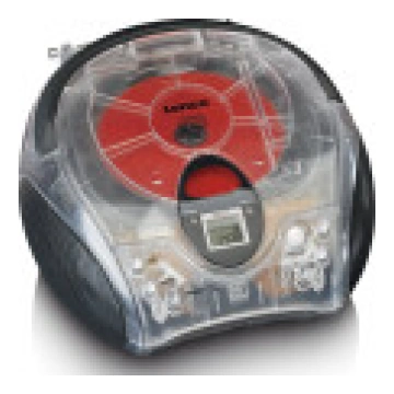 Lenco SCD-24 caurspīdīgs radio atskaņotājs [Radioo