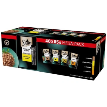 Sheba Selection Select Slices ar pīli, vistu, mājp