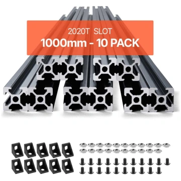 VEVOR 10 gab. 1000 mm T-veida 2020 alumīnija profi