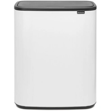Atkritumu tvertne Bo Touch bin 2x30L White Brabant
