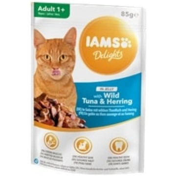 IAMS CAT DELIGHT JELLY POUCH 85G