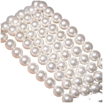 Perlengirlande 2-12mm Weiße Imitation Perle Perle