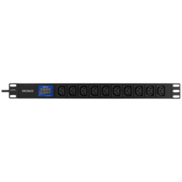 10-Outlet 19" power distribution unit, 2500W, C13,