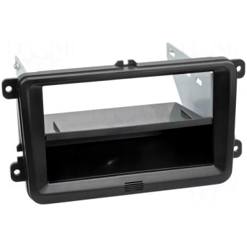 Radio frame | Seat,VW,Škoda | 2 DIN | black ACV 28