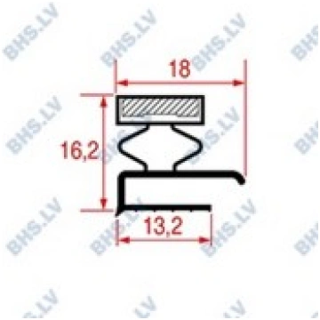 MIDDLE EDGED GASKET 605x375 mm LF L3186947