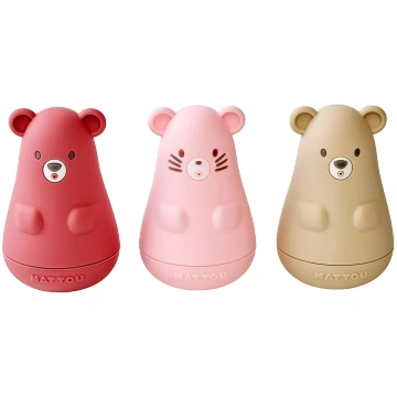 NATTOU Bath Toys (rozā) komplekts, 1 gab